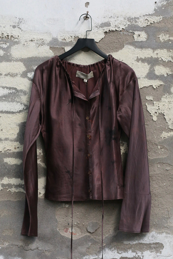 Mutedance 25 Autumn/Winter Button Drawstring Shirt Top Series Handmade Classic MD-MD25FW38-purple (MD25FW35)